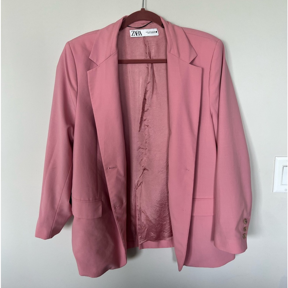ZARA pink blazer